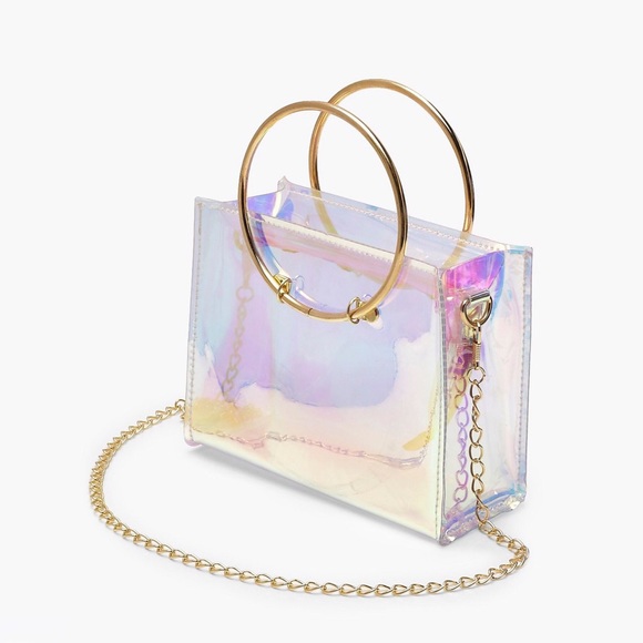 clear square bag